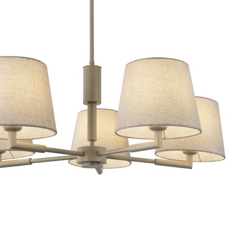 Люстра на штанге Butler FR2057PL-05BG Freya бежевая на 5 ламп, основание бежевое в стиле классический кантри американский фото 14 Люстра на штанге Butler FR2057PL-05BG Freya бежевая на 5 ламп, основание бежевое в стиле классический кантри американский фото 14