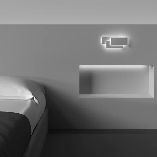 Бра LED Trame C804WL-L12W Maytoni белый на 1 лампу, основание белое в стиле современный фото 7