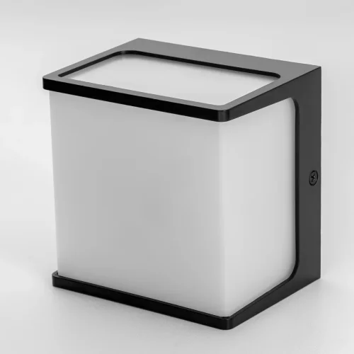 Настенный светильник уличный LED Domus CLU0801 Citilux уличный IP65 чёрный на 1 лампу, плафон белый в стиле современный хай-тек LED фото 6