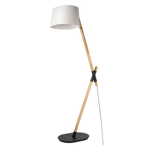 Торшер Эмма / Emma 10567F Light wood LOFT IT изогнутый белый на 1 лампу, основание бронзовое бежевое в стиле винтаж кантри фото 3 Торшер Эмма / Emma 10567F Light wood LOFT IT изогнутый белый на 1 лампу, основание бронзовое бежевое в стиле винтаж кантри фото 3