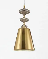 Светильник подвесной Veneziana LDP 1113-1 GD Lumina Deco золотой 1 лампа, основание золотое в стиле современный 