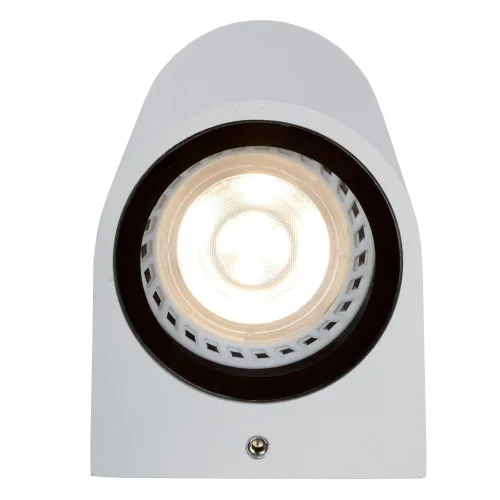 Настенный светильник Zaro 69801/01/31 Lucide уличный IP44 белый 1 лампа, плафон белый в стиле современный GU10 фото 3