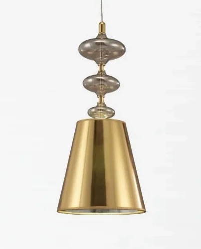 Светильник подвесной Veneziana LDP 1113-1 GD Lumina Deco золотой на 1 лампу, основание золотое в стиле современный 