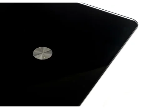 Компьютерный стол Vesta black 15437 Woodville столешница чёрная из стекло фото 5