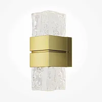 Бра LED Torris MOD505WL-L12BS3K Maytoni прозрачный на 1 лампу, основание латунь в стиле современный 