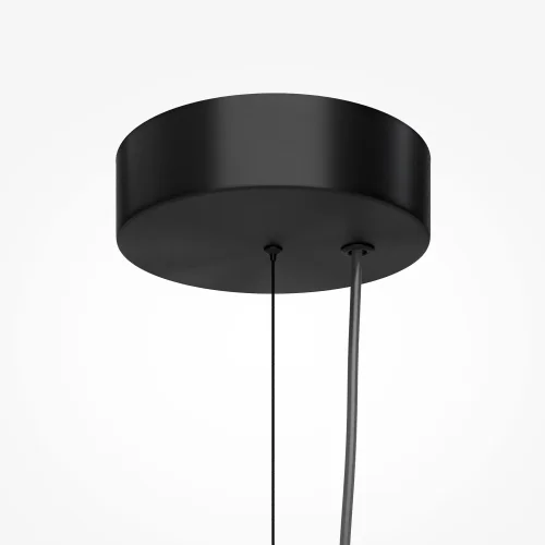 Светильник подвесной LED Futuro MOD307PL-L40B3K Maytoni серый на 1 лампу, основание чёрное в стиле арт-деко современный выдувное фото 5