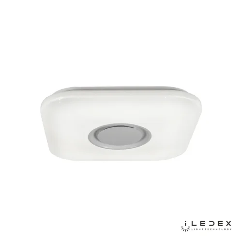 Светильник потолочный LED Music Music 48W SQ brilliant iLedex белый 1 лампа, основание белое в стиле современный хай-тек с пультом квадраты