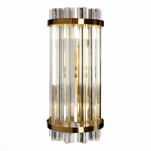 Бра Arezzo SL1179.201.02 ST-Luce прозрачный на 2 лампы, основание золотое в стиле современный 