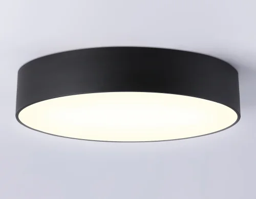 Светильник потолочный LED Air Alum FV5529 Ambrella light чёрный 1 лампа, основание чёрное в стиле современный хай-тек  фото 3