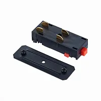 Коннектор прямой Skyline 220 ST015.422.10_D ST-Luce чёрный в стиле для светильников серии Skyline 220 умное освещение st-luce Коннектор прямой Skyline 220 ST015.422.10_D ST-Luce чёрный в стиле для светильников серии Skyline 220 умное освещение st-luce