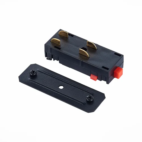 Коннектор прямой Skyline 220 ST015.422.10_D ST-Luce чёрный в стиле для светильников серии Skyline 220 умное освещение st-luce