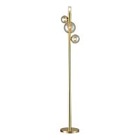 Торшер Canto V000251 Indigo  янтарный 4 лампы, основание золотое в стиле современный
