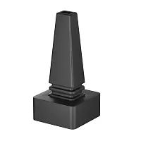 Настенный фиксатор для подвесного монтажа шинопровода Magnetic track system Elasity TRA160BC-B Maytoni чёрный в стиле для светильников серии Magnetic track system Elasity elasity гибкая