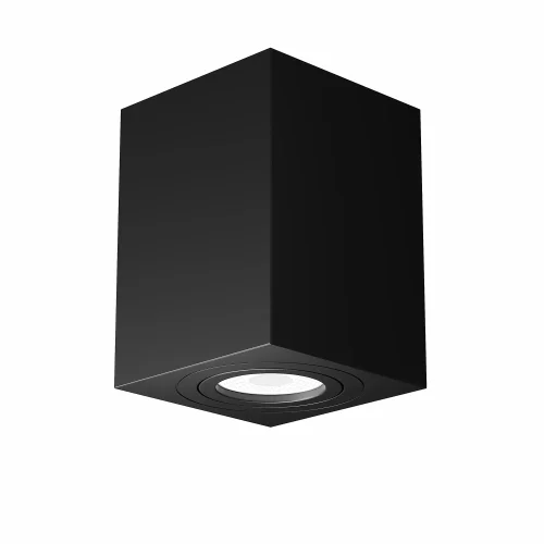 Светильник накладной Alfa C017CL-01B Maytoni чёрный 1 лампа, основание чёрное в стиле современный квадратный