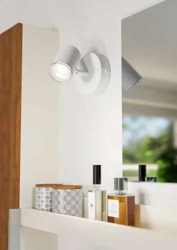 Бра Consuma 901961 Eglo белый на 1 лампу, основание белое в стиле современный для чтения фото 2 Бра Consuma 901961 Eglo белый на 1 лампу, основание белое в стиле современный для чтения фото 2