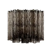 Бра Мурано / Murano 10580W Smoke LOFT IT дымчатый на 3 лампы, основание бронзовое в стиле арт-деко современный 