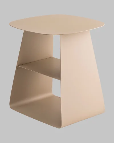 Журнальный столик Leyre, металл, серый УТ000040308 Stool Group столешница серая из металл фото 2