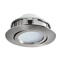 Светильник точечный LED PINEDA 95849 Eglo серый никель 1 лампа, основание серое никель в стиле современный 