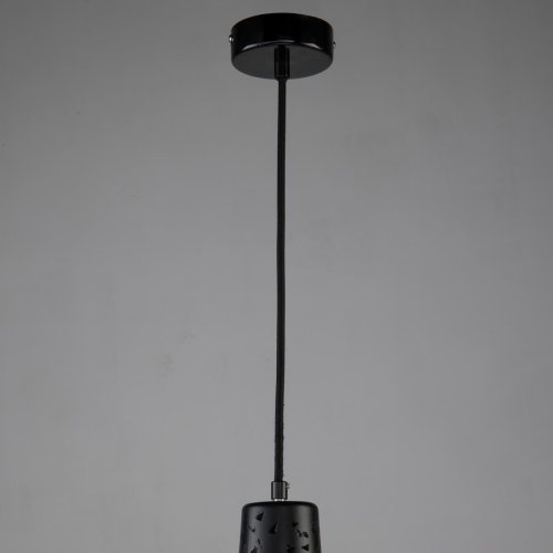 Светильник подвесной Magma 2715-1P Favourite чёрный 1 лампа, основание чёрное в стиле современный трубочки фото 3