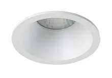Светильник точечный CLT 006C1 WH V2 Crystal Lux белый на 1 лампу, основание белое в стиле современный круглый Светильник точечный CLT 006C1 WH V2 Crystal Lux белый на 1 лампу, основание белое в стиле современный круглый