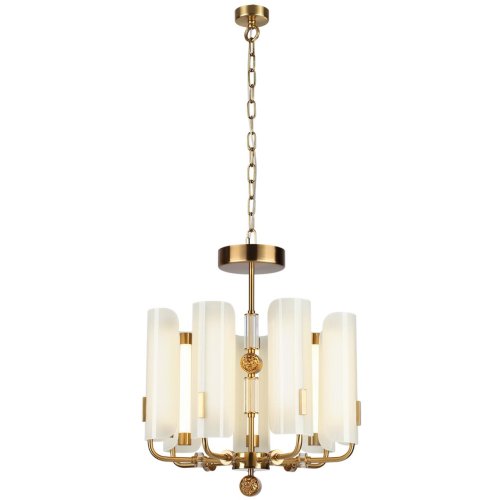 Люстра подвесная LED Lion 5467/35L Odeon Light белая коричневая на 1 , основание античное бронза в стиле современный эклектика арт-деко фото 4 Люстра подвесная LED Lion 5467/35L Odeon Light белая коричневая на 1 , основание античное бронза в стиле современный эклектика арт-деко фото 4