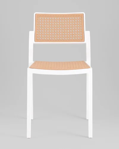 Стул пластиковый Milto, белый УТ000039188 Stool Group, /, ножки/пластик/белый, размеры - *790***450*500 фото 2