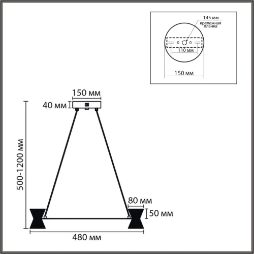 Светильник подвесной LED Vinora 8341/28L Lumion прозрачный на 1 лампу, основание чёрное в стиле современный хай-тек минимализм кольца фото 2 Светильник подвесной LED Vinora 8341/28L Lumion прозрачный на 1 лампу, основание чёрное в стиле современный хай-тек минимализм кольца фото 2