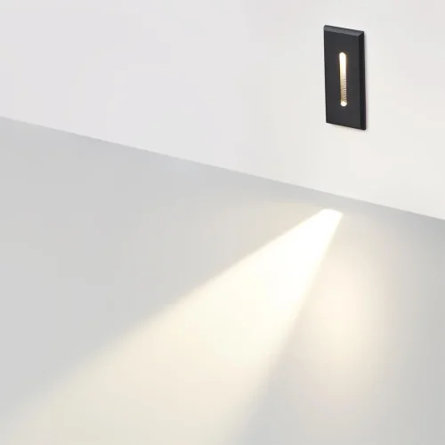 Светильник точечный LED Escala 7054/3WL Odeon Light чёрный на 1 лампу, основание чёрное в стиле минимализм хай-тек подсветка для лестниц и ступеней фото 3