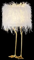 Настольная лампа Tizio WE751.01.504 Wertmark белая 1 лампа, основание бронзовое металл в стиле современный арт-деко 