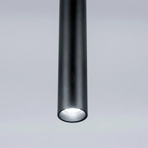 Светильник подвесной LED Тубус CL01PBL071N Citilux чёрный 1 лампа, основание чёрное в стиле хай-тек современный трубочки фото 3