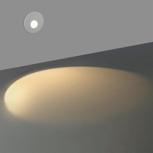 Светильник точечный LED Escala 7166/3WL Odeon Light белый на 1 лампу, основание белое в стиле классический современный подсветка для лестниц и ступеней фото 4