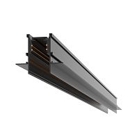 Шинопровод магнитный встраиваемый под ГКЛ 12мм 3м Skyline 48 ST004.439.12.1 ST-Luce чёрный в стиле для светильников серии Skyline 48 магнитный шинопровод гкл 12мм встраиваемый