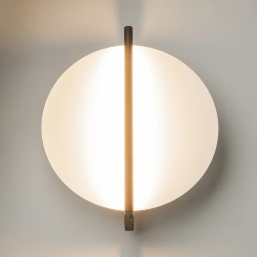 Бра LED Mira MOD279WL-L14B3K Maytoni белый чёрный на 1 лампу, основание чёрное белое в стиле современный отражённый свет фото 11