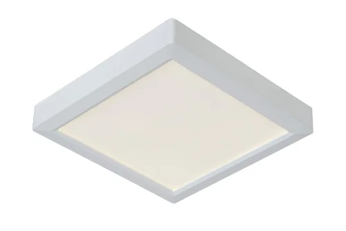 Светильник потолочный LED TENDO 07106/18/31 Lucide белый на 1 лампу, основание белое в стиле современный квадраты