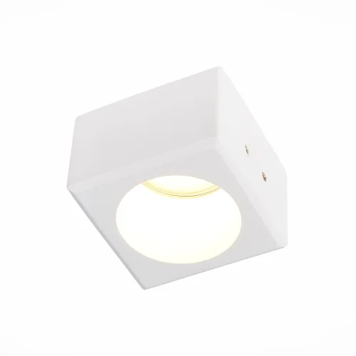 Светильник точечный St252–254 Gypsum ST252.508.01 ST-Luce белый 1 лампа, основание белое в стиле современный хай-тек для затирки фото 3