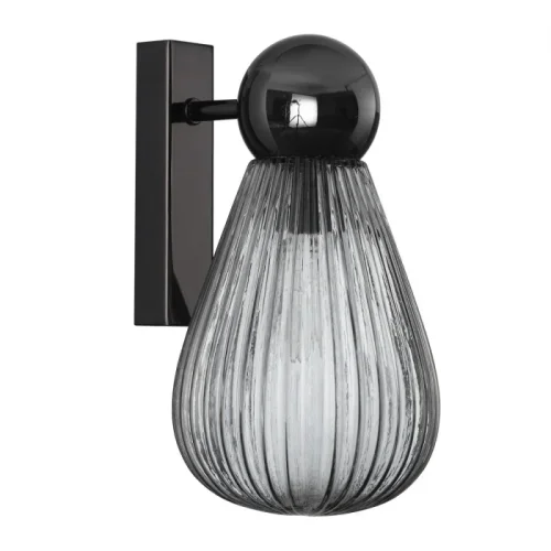 Бра Elica 5417/1W Odeon Light чёрный серый на 1 лампа, основание чёрное в стиле современный 