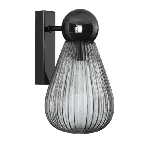 Бра Elica 5417/1W Odeon Light серый чёрный на 1 лампу, основание чёрное в стиле современный 