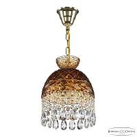 Светильник подвесной 5478/22 G Amber/M-1F Bohemia Ivele Crystal янтарный 3 лампы, основание золотое в стиле классический sp