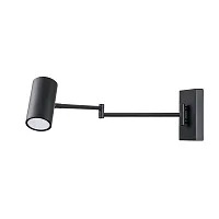 Бра LED Posterior A2490AP-1BK Arte Lamp чёрный 1 лампа, основание чёрное в стиле хай-тек современный для чтения