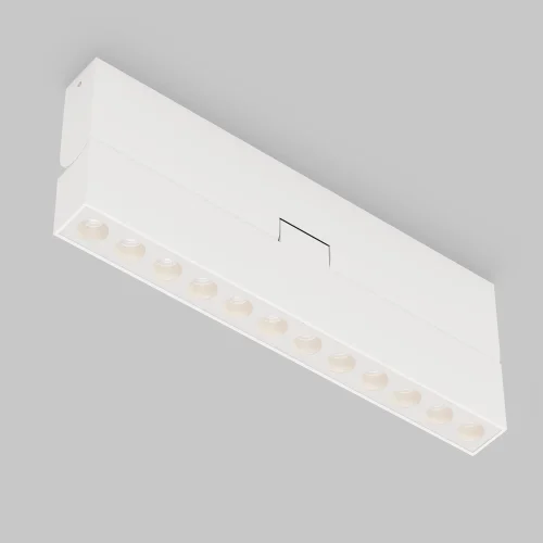 Светильник накладной LED Points rot C136CL-12W3K-W Maytoni белый на 1 лампу, основание белое в стиле современный хай-тек прямоугольный фото 7