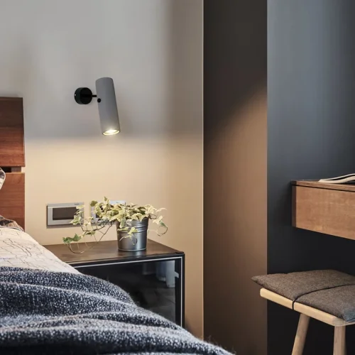 Настенный светильник BRUT WALL 211942-26 ImperiumLoft серый на 1 лампу, основание чёрное в стиле современный фото 15