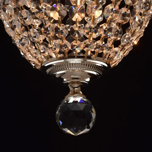 Светильник подвесной Бриз 464017601 Chiaro прозрачный 1 лампа, основание золотое в стиле классический  фото 4