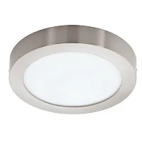 Светильник накладной LED Fueva-Z 900114 Eglo белый 1 лампа, основание матовое хром в стиле современный круглый