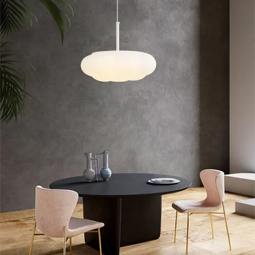 Люстра подвесная ODDLY D D55 219508-23 ImperiumLoft белая на 1 лампу, основание белое в стиле современный скандинавский минимализм фото 7 Люстра подвесная ODDLY D D55 219508-23 ImperiumLoft белая на 1 лампу, основание белое в стиле современный скандинавский минимализм фото 7