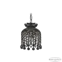 Светильник подвесной 14781/15 Ni Balls M731 Bohemia Ivele Crystal чёрный 1 лампа, основание никель в стиле классика balls