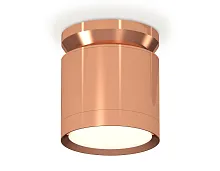 Светильник накладной XS8122035 Ambrella light розовый 1 лампа, основание розовое в стиле хай-тек круглый