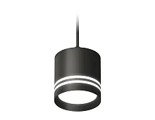 Светильник подвесной XP8111024 Ambrella light чёрный 1 лампа, основание белое в стиле хай-тек 