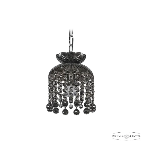 Светильник подвесной 14781/15 Ni Balls M731 Bohemia Ivele Crystal чёрный 1 лампа, основание никель в стиле классический balls
