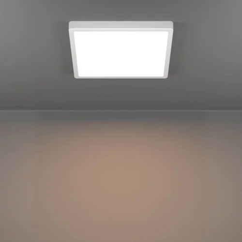 Светильник потолочный LED Fueva 901337 Eglo белый на 1 лампу, основание белое в стиле современный квадратный фото 7 Светильник потолочный LED Fueva 901337 Eglo белый на 1 лампу, основание белое в стиле современный квадратный фото 7