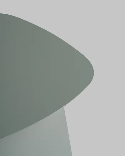 Журнальный столик Leyre, металл, зеленый УТ000040309 Stool Group столешница зелёная из металл фото 4